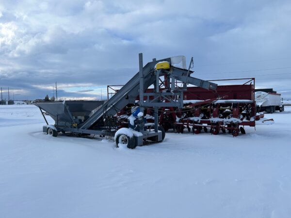 Tristeel Planter Filler with Tote Bag Receiving Hopper