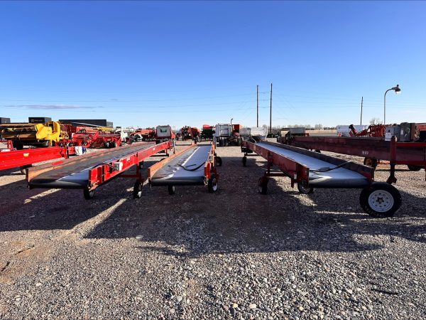 36in X 40ft Spudnik Flat Belt Conveyors / 3 Available