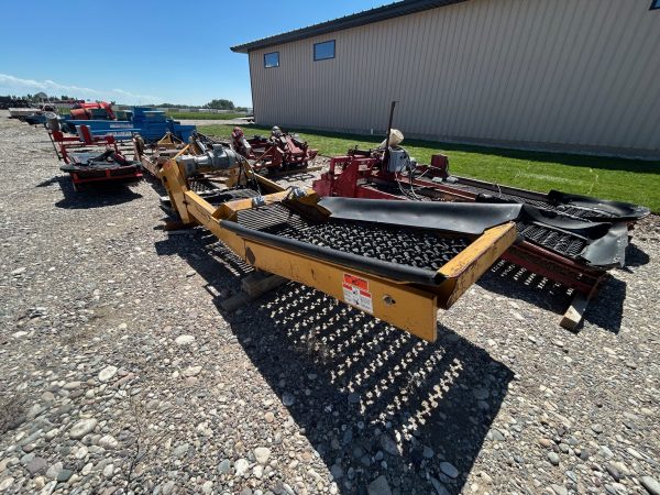36in X 12ft Double L Belted Chain Stinger with Dirt Stars at Hopper - Image 3