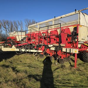 Harriston 6 Row 36in Cup Type Potato Planter with Row Shaper Hiller Attached / 1st of 2 Planters