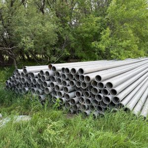 6in X 40ft Aluminum Irrigation Pipe Approx. 2.5 Miles