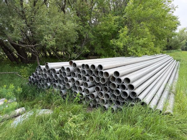 6in X 40ft Aluminum Irrigation Pipe Approx. 2.5 Miles