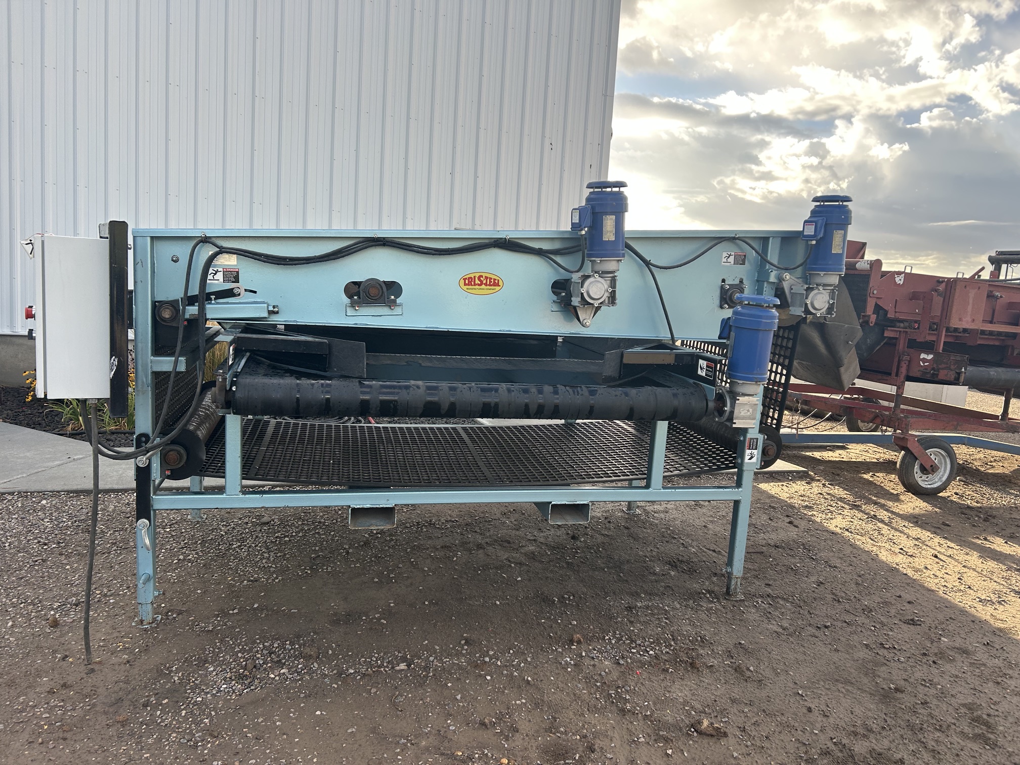 48in X 10ft Tristeel Mfg Web Belt Sizer / Very Gentle / SOLD